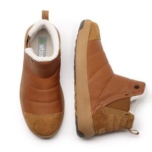 Stio Women’s Colter Boots Size 8.5 Brown Leather Suede EUC